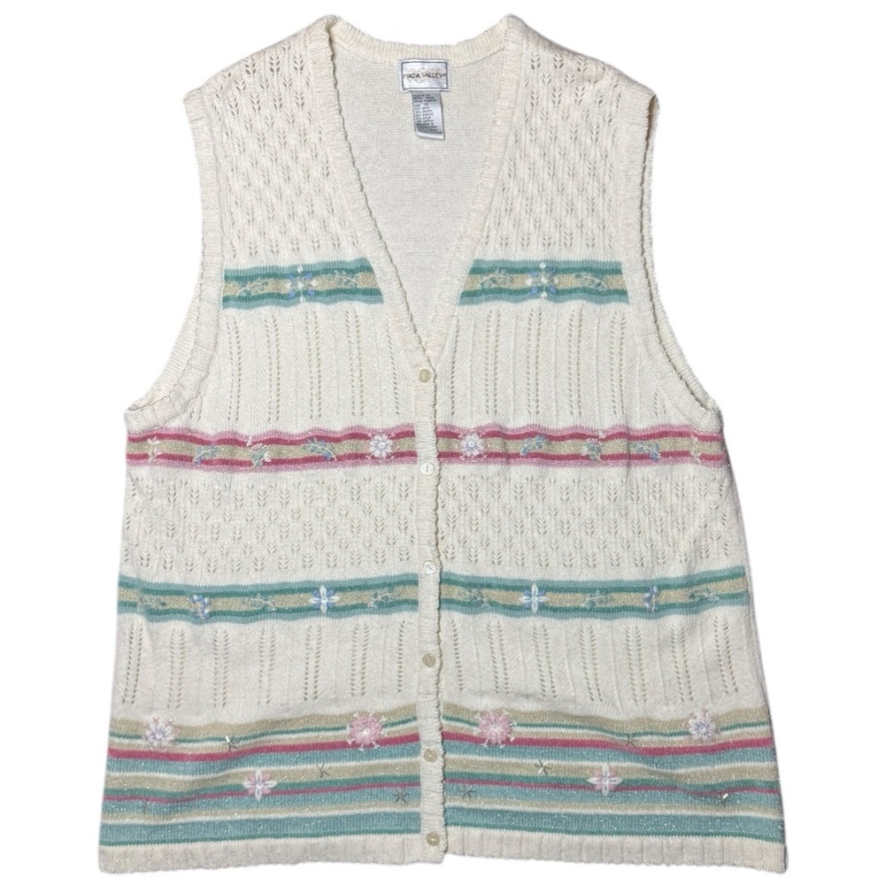 Napa Valley Knit Plus Size Vintage Vest
